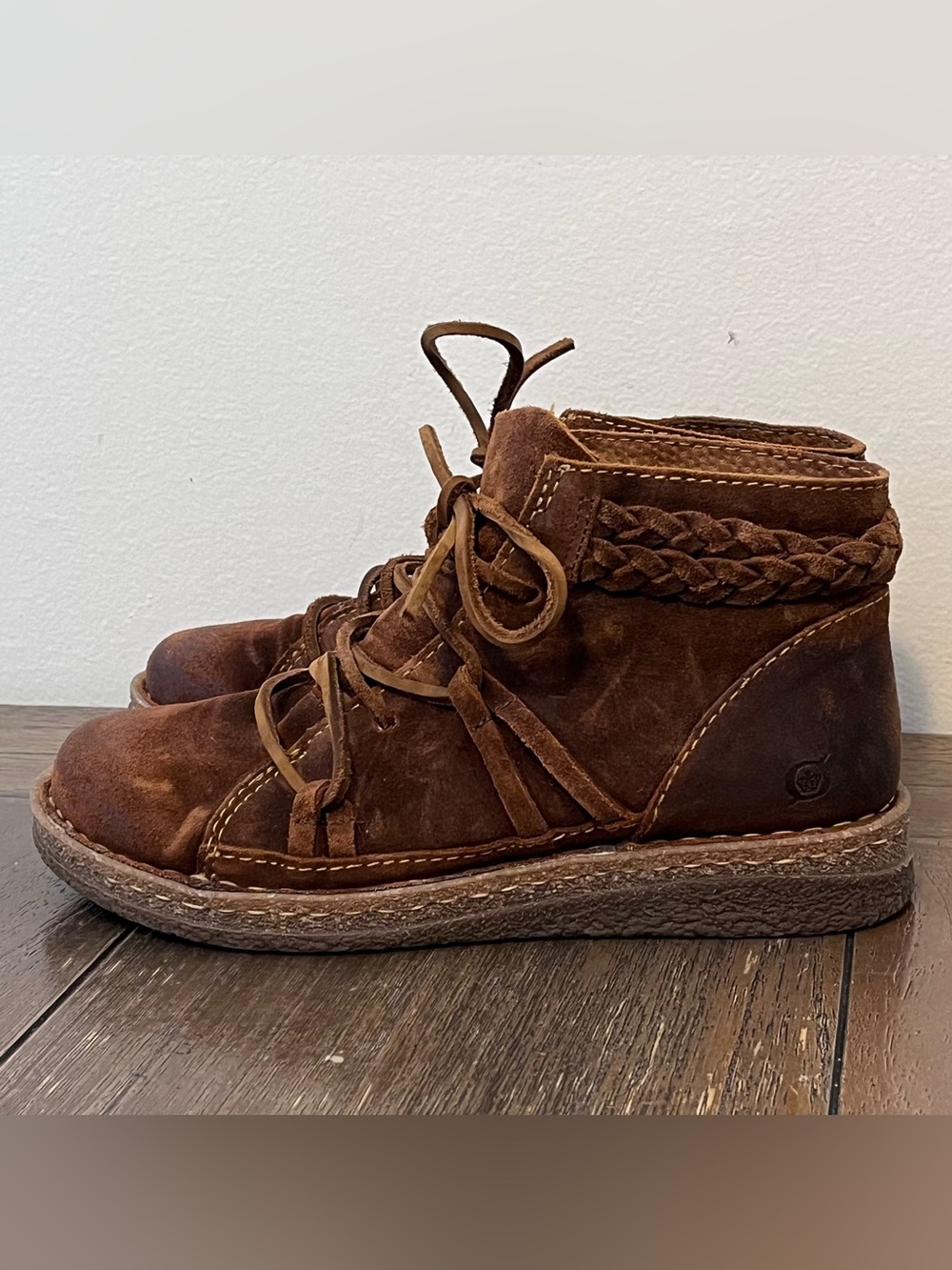 Born Temple II Glazed Ginger Ankle Boots Womens 6.5 - Picture 6 of 10
